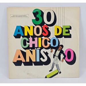 Chico Anísio 30 Anos de Chico Anísio LP Vinyl Atlantic BR 20.062 VG+ Brazil